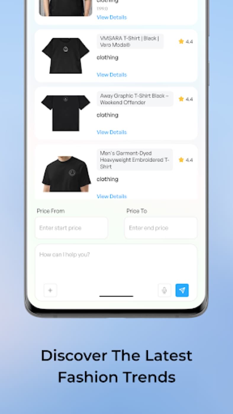 FitFindAI — app screenshot 2