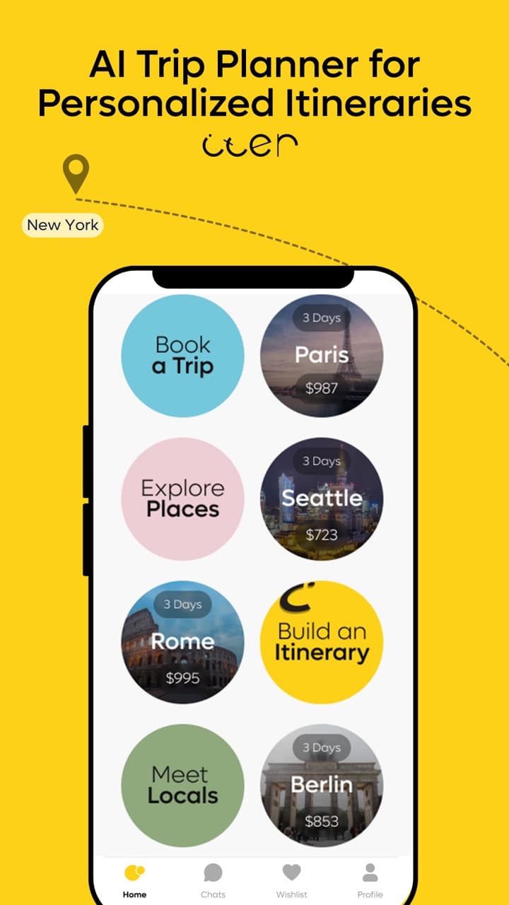Iter – Travel Planner — app screenshot 1