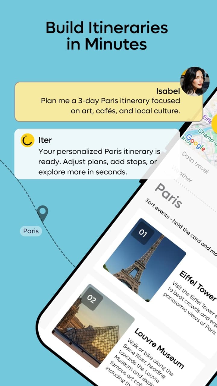 Iter – Travel Planner — app screenshot 2