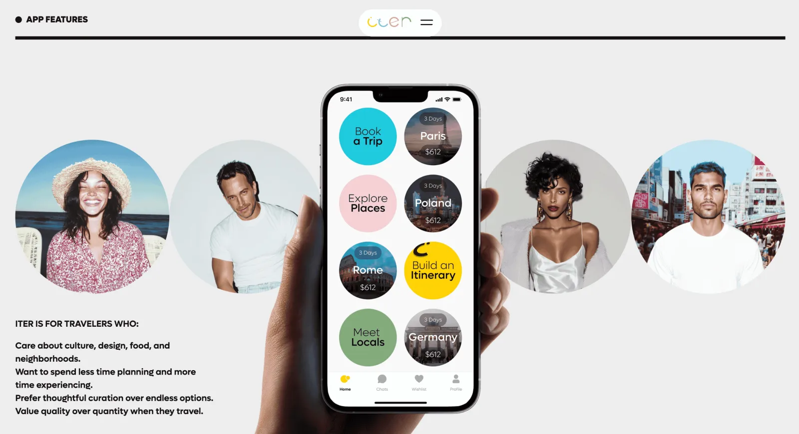 Iter Travel — website screenshot 2 of 3